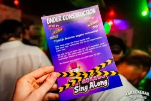 Sing Along under construction